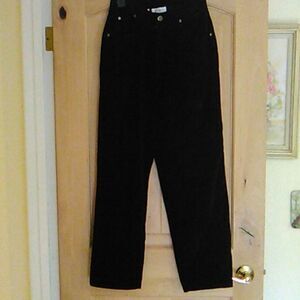 Jones New York Black Velvet Jeans